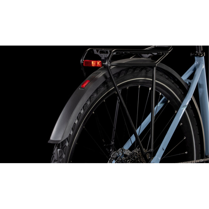 Dviratis Cube Nature EXC Allroad Trapeze pigeonblue'n'black