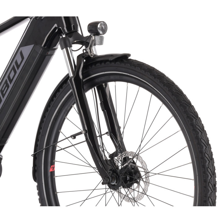 Elektrinis dviratis Tabou Kinetic UP 1.0 black-red