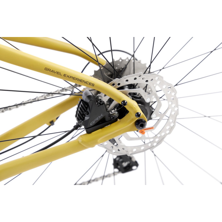 Dviratis Romet Aspre 2 2025 dark yellow-black-56 cm / XL
