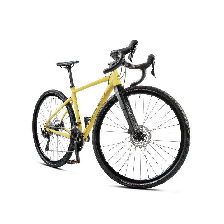 Dviratis Romet Aspre 2 2025 dark yellow-black-56 cm / XL