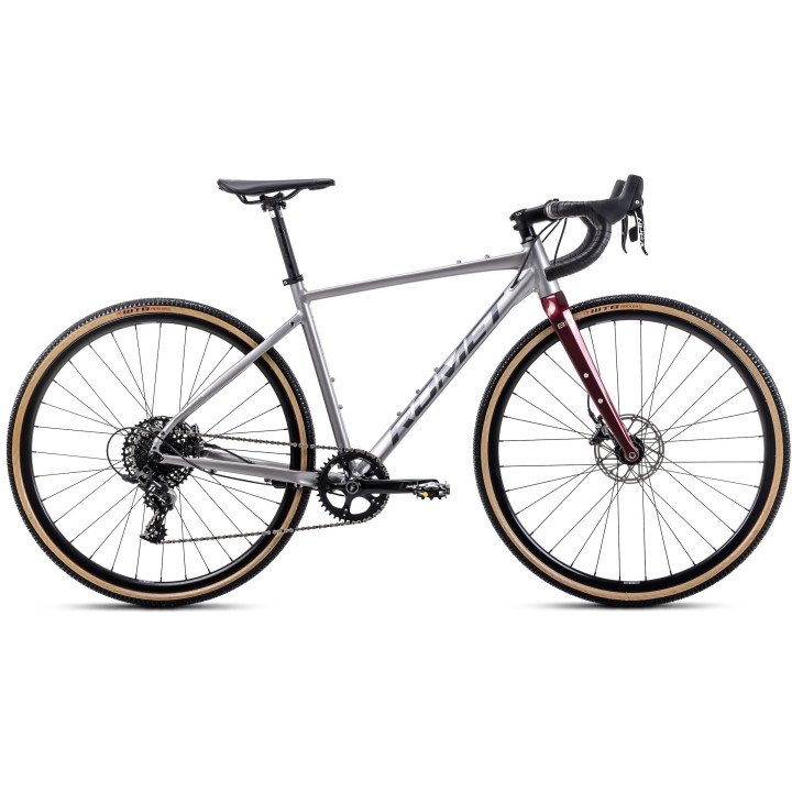 Dviratis Romet Boreas 2 2025 bright graphite-bordo