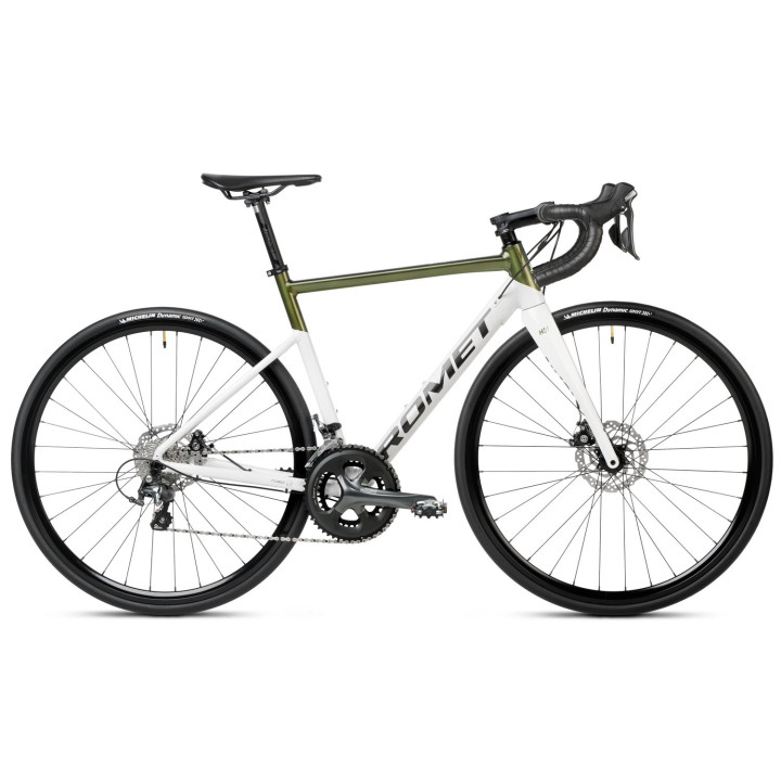 Dviratis Romet Huragan 4 Disc 2025 green-white-graphite-54 c