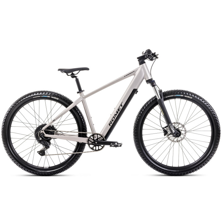 Elektrinis dviratis Romet e-Rambler 2.0 504WH 2025 silver-gr