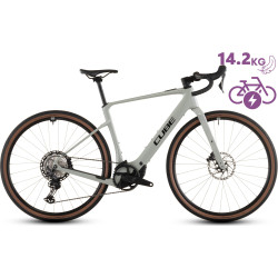 Elektrinis dviratis Cube Nuroad Hybrid C:62 Race 400X reedbeige'n'black 2026 - nuotrauka 1