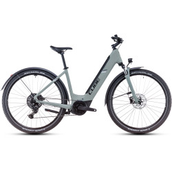 Elektrinis dviratis Cube Nuride Hybrid Performance 625 Allroad Easy Entry swampgrey'n'black 2025-58 cm - nuotrauka 1