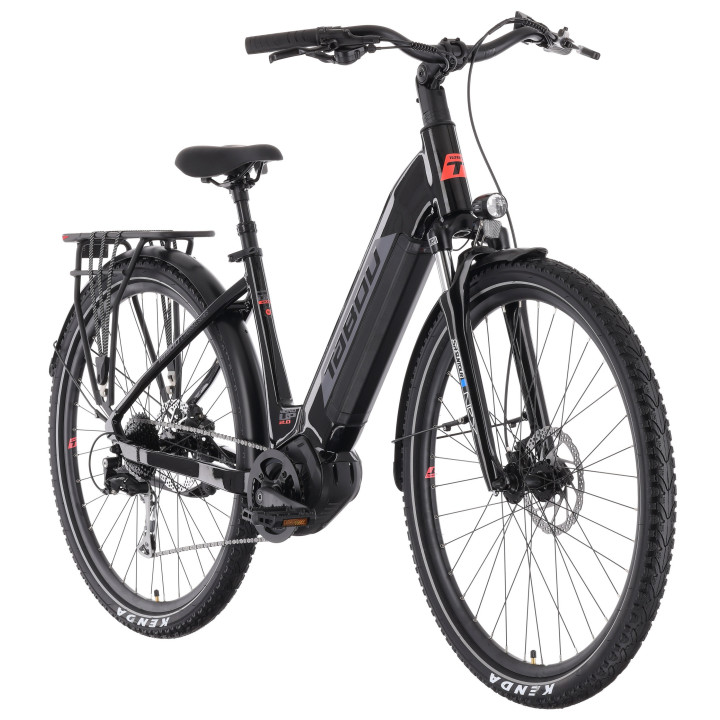 Elektrinis dviratis Tabou Mono UP 2.0 black-red-18"