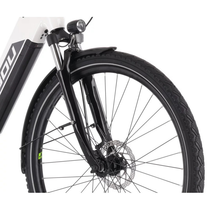 Elektrinis dviratis Tabou Mono UP 1.0 white-green