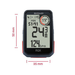 Dviračio kompiuteris SIGMA ROX 4.0 GPS Black Sensor Set - nuotrauka 4