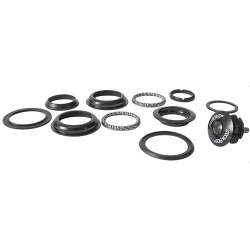 Vairo kolonėlė Steel Semi Integrated NECO A-HEAD 1-1/8" H142 black - nuotrauka 2