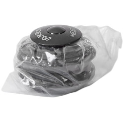 Vairo kolonėlė Steel Semi Integrated NECO A-HEAD 1-1/8" H142 black - nuotrauka 3