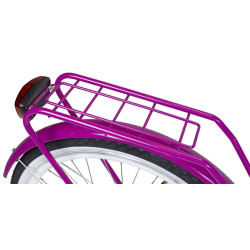Dviratis AZIMUT Julie 24" 2025 white-violet - nuotrauka 2