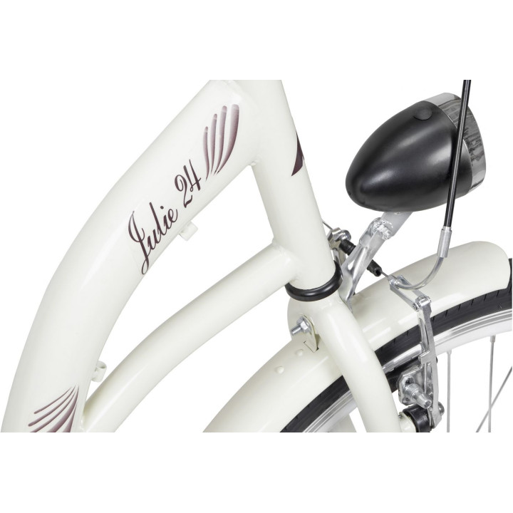 Dviratis AZIMUT Julie 24" 2025 light cream
