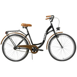 Dviratis AZIMUT Classic 26" 2025 black - nuotrauka 1