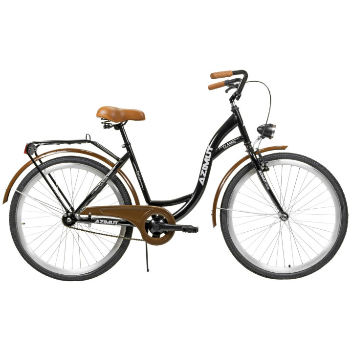 Dviratis AZIMUT Classic 26" 2025 black
