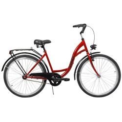 Dviratis AZIMUT Classic 26" 2025 bordo - nuotrauka 2