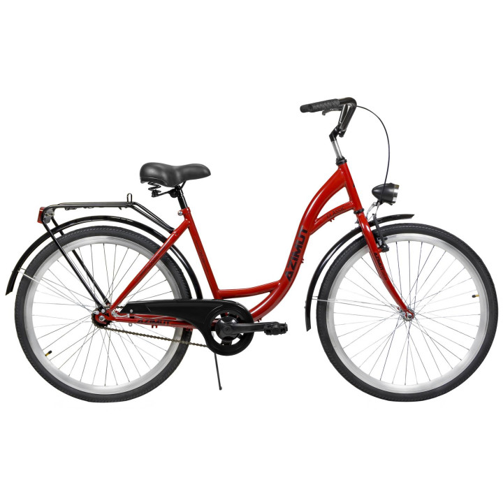 Dviratis AZIMUT Classic 26" 2025 bordo