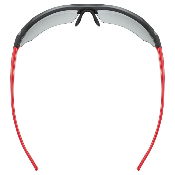 Akiniai Uvex Sportstyle 802 variomatic black red white / smo