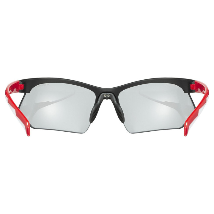 Akiniai Uvex Sportstyle 802 variomatic black red white / smo