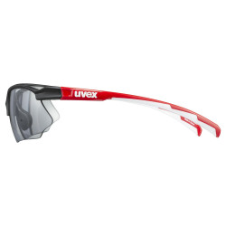 Akiniai Uvex Sportstyle 802 variomatic black red white / smoke - nuotrauka 4