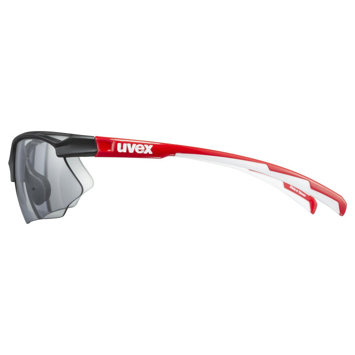 Akiniai Uvex Sportstyle 802 variomatic black red white / smo
