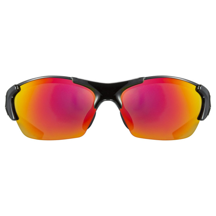 Akiniai Uvex blaze III black red / mirror red