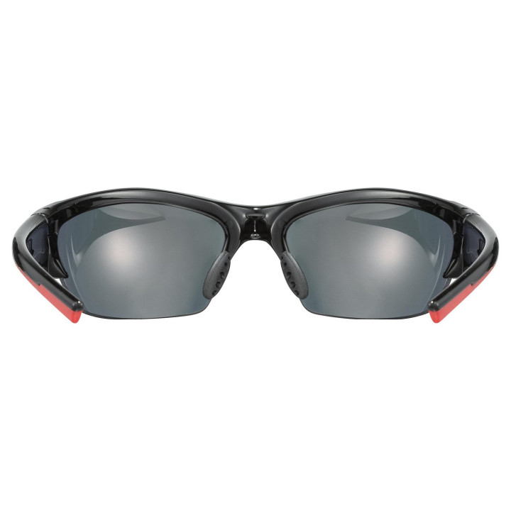 Akiniai Uvex blaze III black red / mirror red