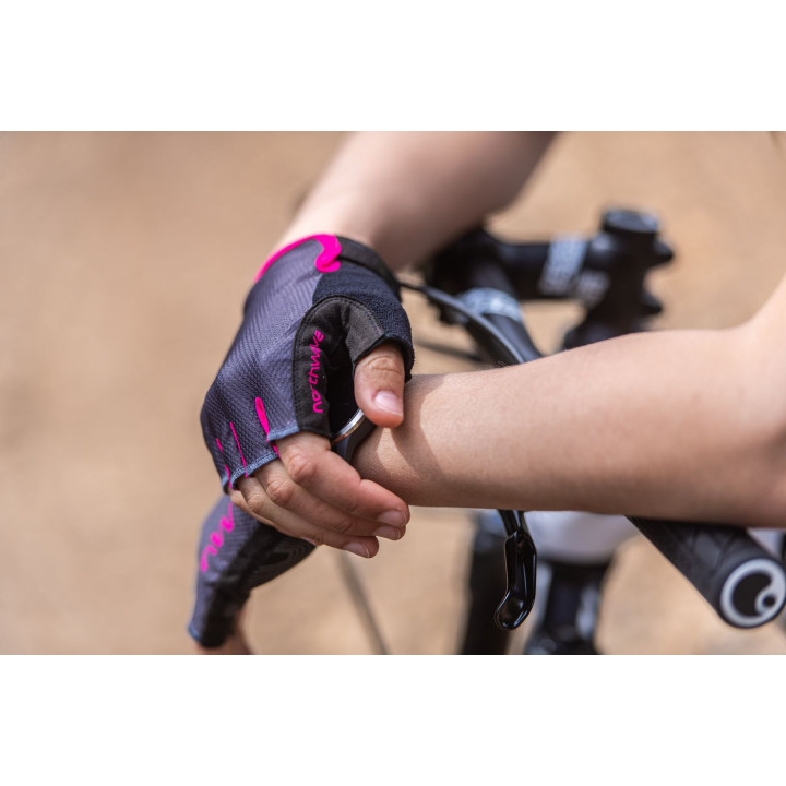Pirštinės Northwave Active WMN Short dark grey-pink-XS
