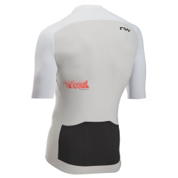 Dviratininko marškinėliai Northwave Essence EVO S/S light grey-white - nuotrauka 1