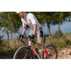 Dviratininko marškinėliai Northwave Essence EVO S/S light grey-white - nuotrauka 3