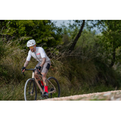 Dviratininko marškinėliai Northwave Essence EVO S/S light grey-white - nuotrauka 4