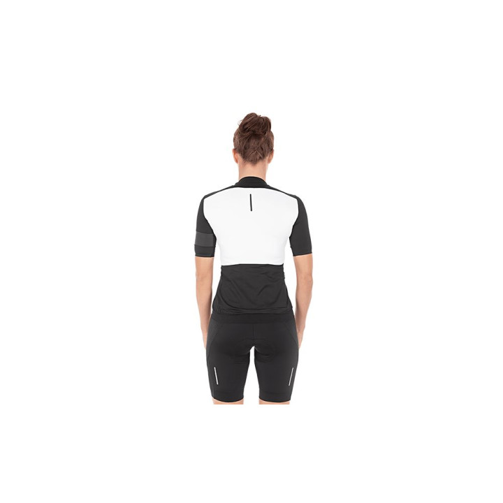 Dviratininko marškinėliai Cube Blackline WS white'n'black S/
