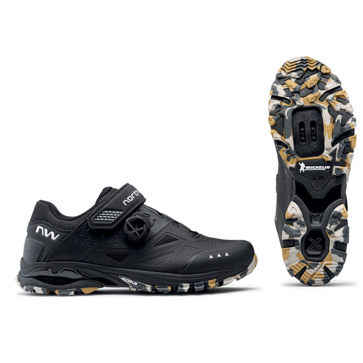 Dviratininko batai Northwave Spider Plus 3 MTB AM black-camo