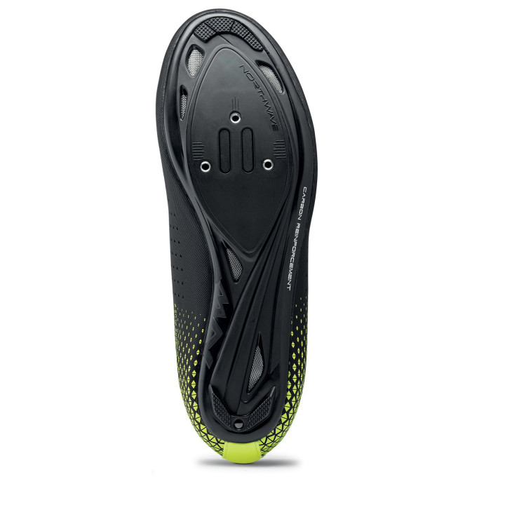 Dviratininko batai Northwave Core Plus 2 Road black-yellow f