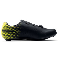 Dviratininko batai Northwave Core Plus 2 Road black-yellow fluo - nuotrauka 3