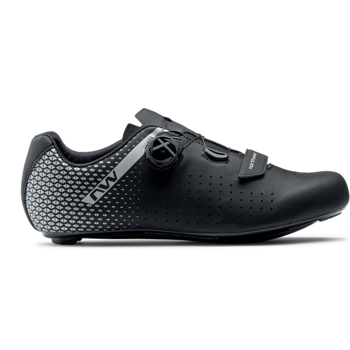 Dviratininko batai Northwave Core Plus 2 Road black-silver
