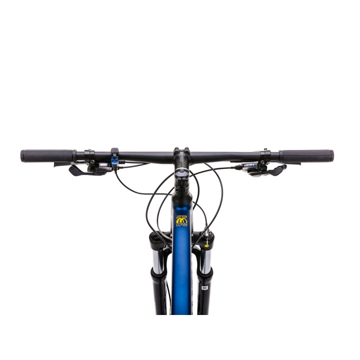 Dviratis Romet Mustang M3 CS 2025 dark blue-yellow