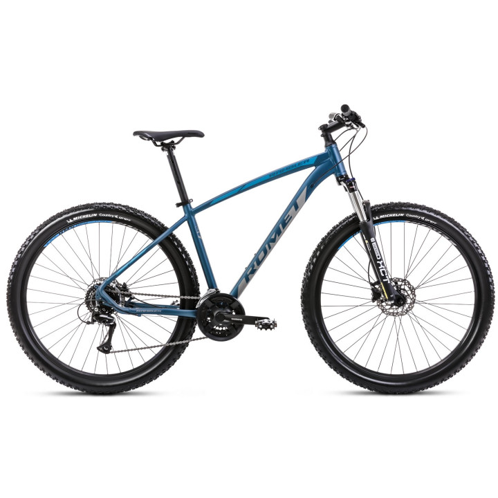 Dviratis Romet Rambler R9.3 2025 dark blue-graphite-blue-18"
