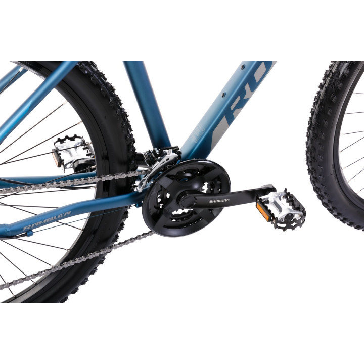 Dviratis Romet Rambler R9.3 2025 dark blue-graphite-blue-18"