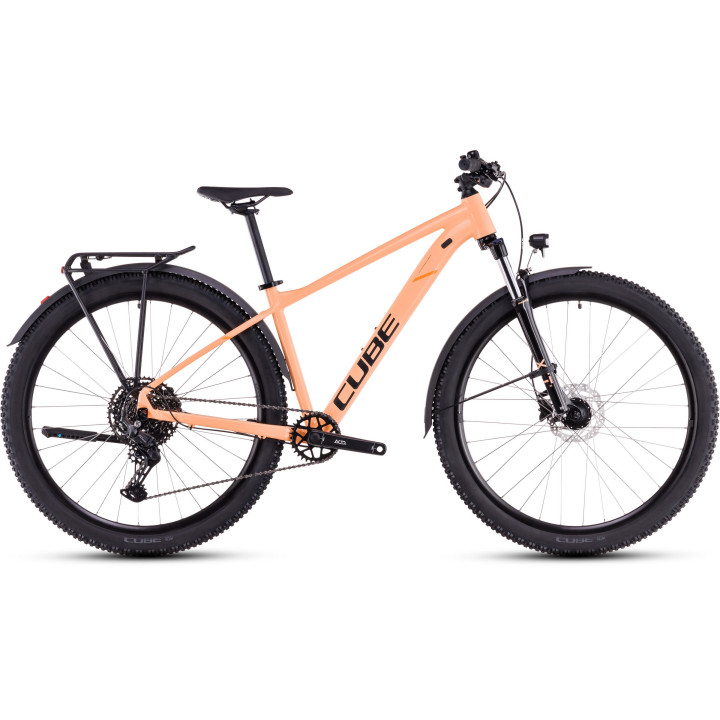 Dviratis Cube Aim Race Allroad 27.5 tangerine'n'black 2025-S