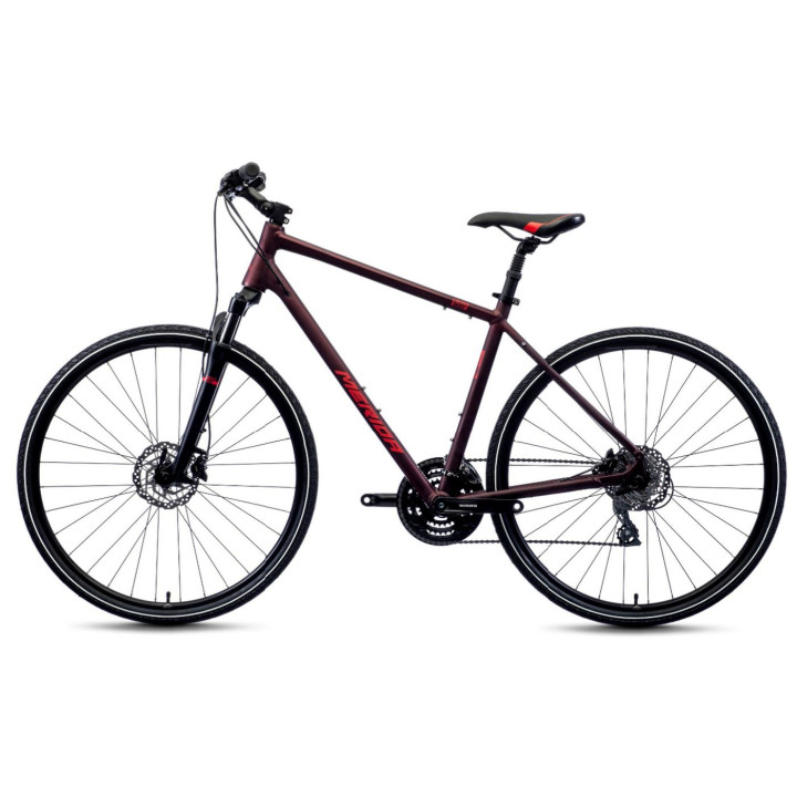 Dviratis Merida CROSSWAY 20 matt burgundy red